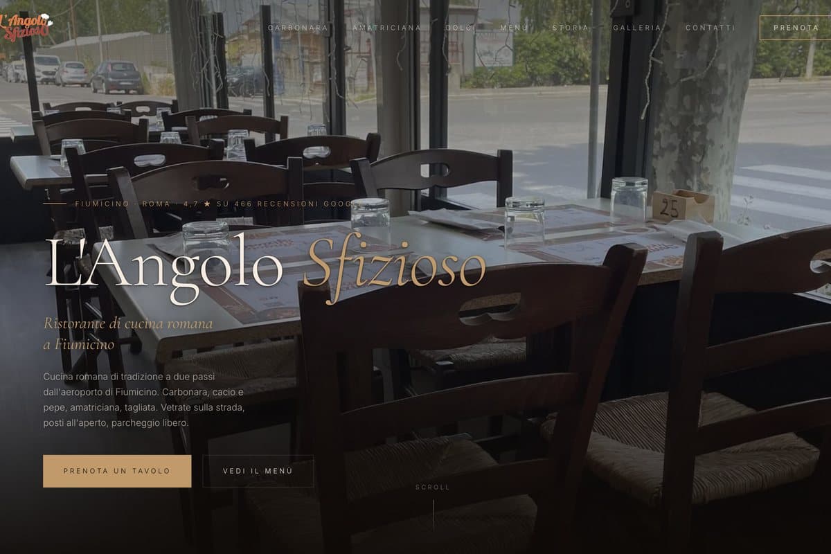 Il sito di L'Angolo Sfizioso