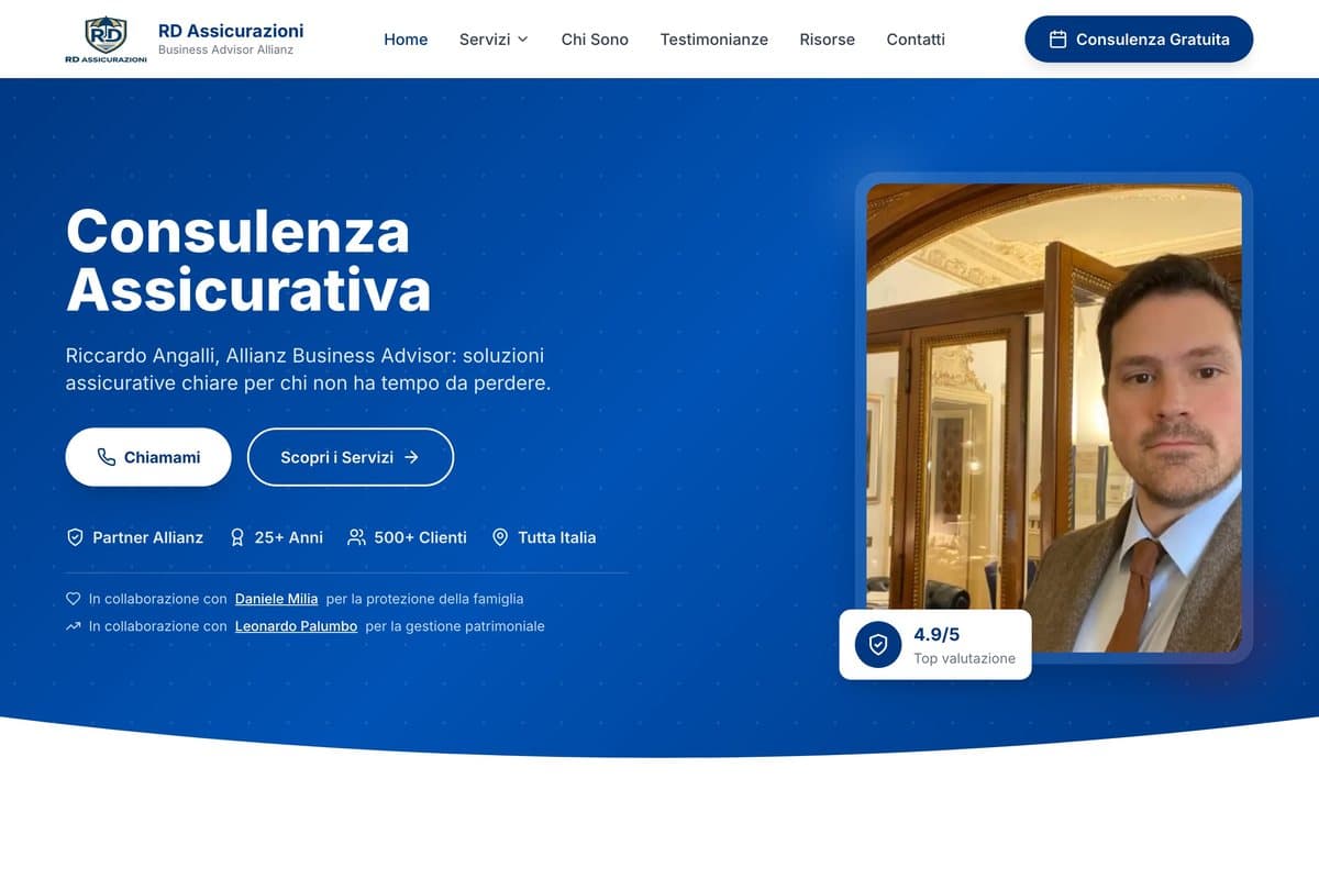 Il sito di RD Assicurazioni