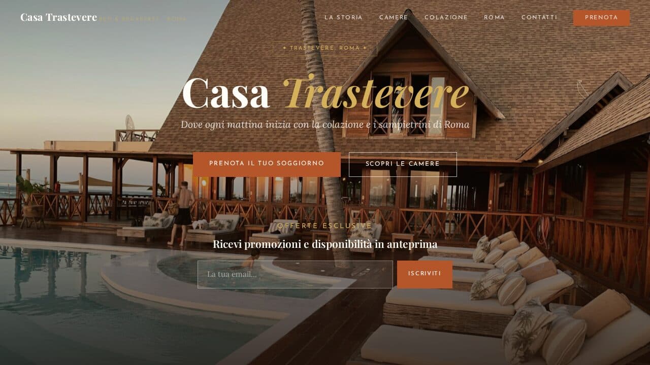 Anteprima del template Webica per Affittacamere: B&B